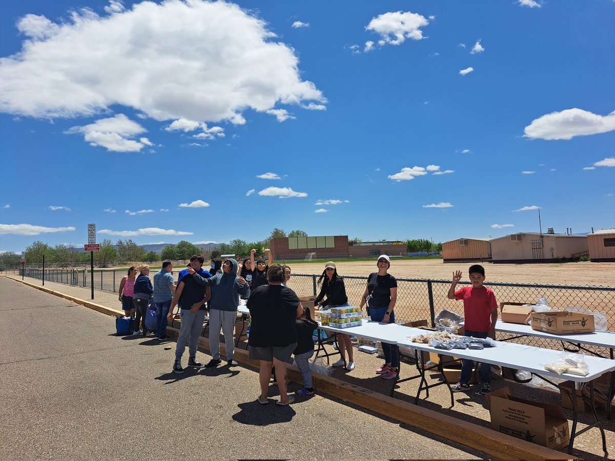 Our Falcons helping at the Roadrunner Food Bank. Go Falcons!