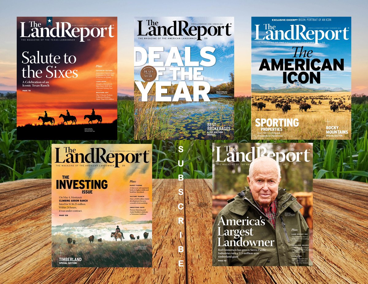 landreport's tweet photo. The Land Report is the perfect gift for that hard-to-shop-for dad - only $75 for a 3-year sub!
https://t.co/Jkiz05uToA
#land #landforsale #landsales #buyland #buymoreland #investinland #landreport #whatwerereading #subscribenow #subscription #readingmaterial #fathersdaygift https://t.co/vBuaFly3XO