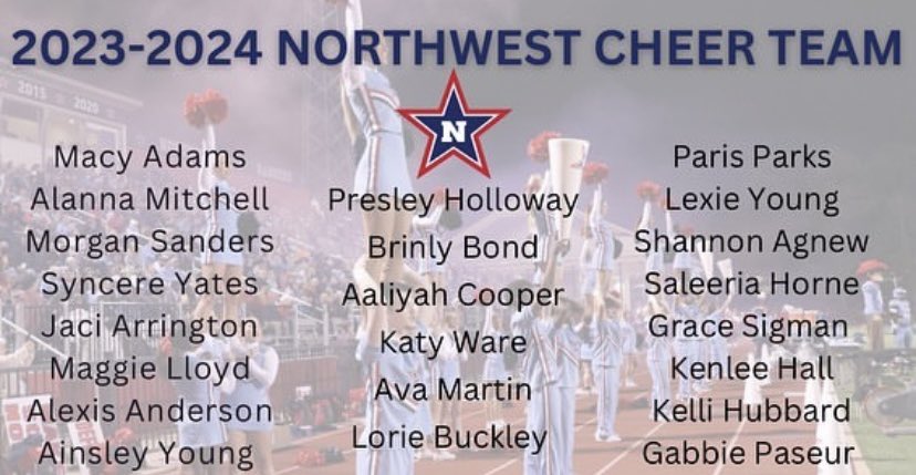 Congratulations to our own, Lorie Buckley for making the NWCC Cheer Team! We are so proud of you!! 
🖤❤️💙 #RangGang #AlwaysAMustang