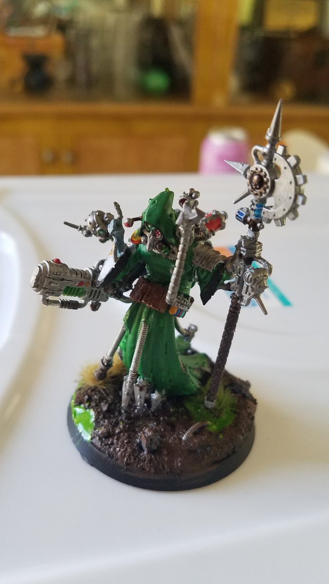 JBillusion's tweet photo. @warhammer Just my dominous. Still got some work to do...😅 https://t.co/g379Y3MncM