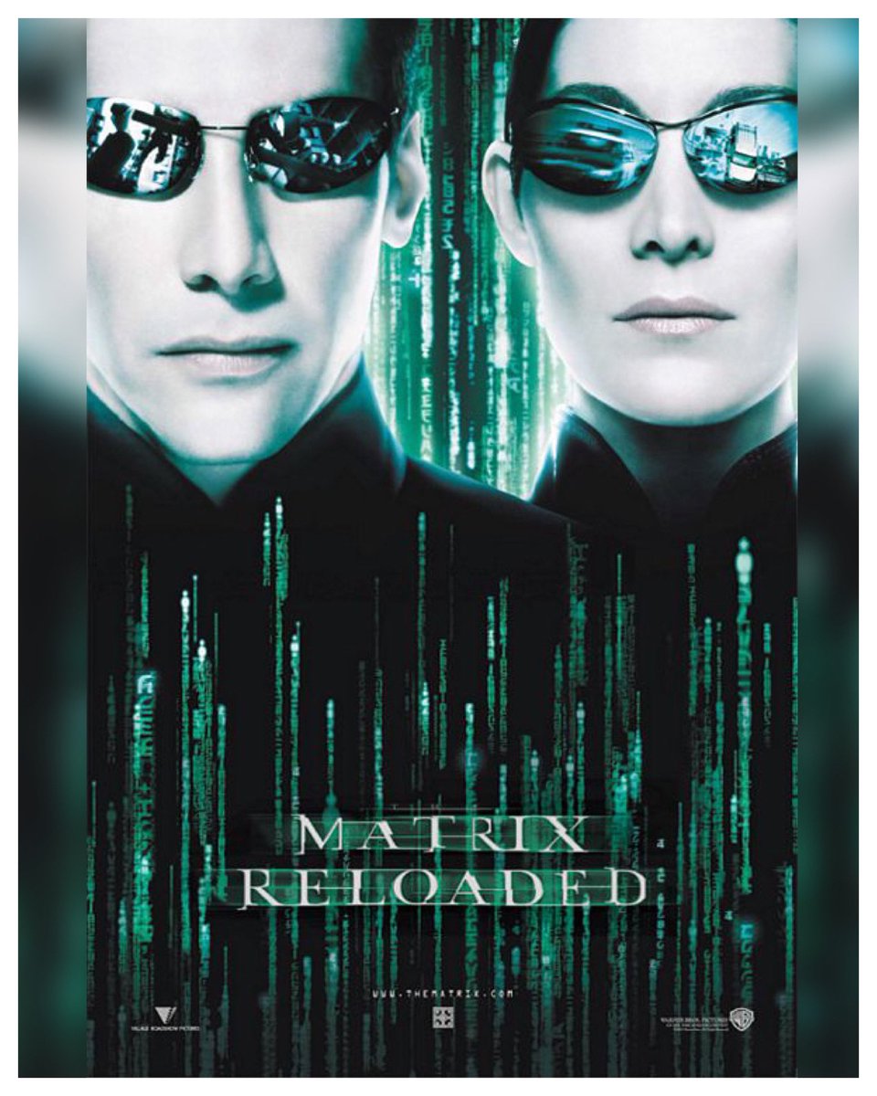 20 Years #TheMatrixReloaded Starring: #KeanuReeves #LaurenceFishburne #CarrieAnneMoss #HugoWeaving #JadaPinkettSmith #HaroldPerrineau #GloriaFoster #RandallDukKim #MonicaBellucci #LambertWilson #LeighWhannell #NonaGaye Directed By: #TheWachowskis #TheMatrix
 
#WreckLeaguePodcast