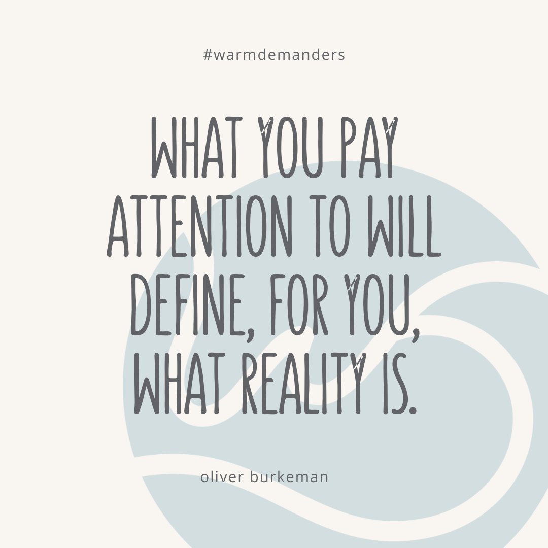 WarmDemanders's tweet image. Where your attention goes, so goes your path.

#QOTD #Constructive #WarmDemanders