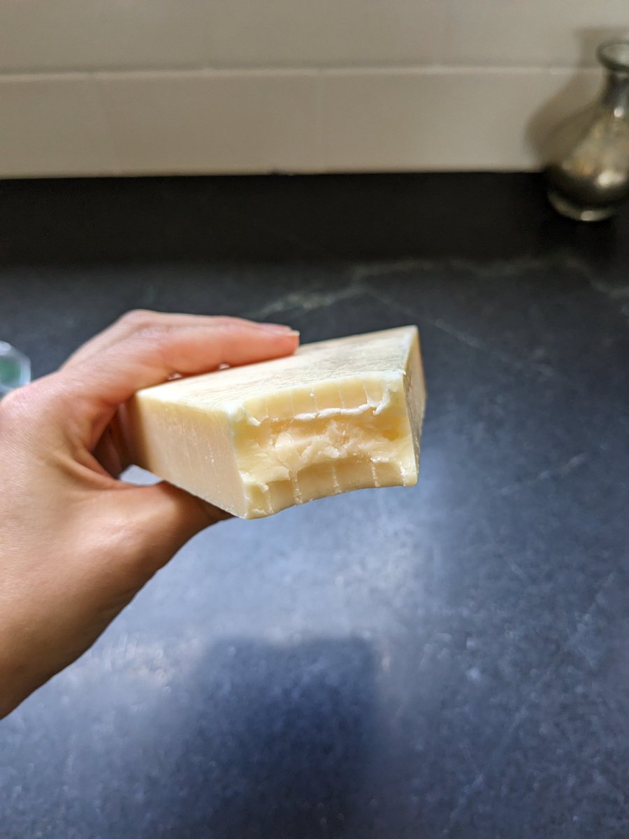 __apf__'s tweet photo. what is the bay area coming to? someone snuck into my house to steal one bite of cheese. people, please keep an eye out for a cheese thief. I'd guess from the bite he's about the size and build of my husband, 6' tall with very evenly spaced teeth https://t.co/m3YA4MBRKZ