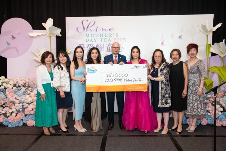 Thanks to the Shine Mother's Day Tea, we raised $520,000 for critical research equipment at BC Children's Hospital. Our heartfelt thanks to our amazing Committee members, @d2ddestiny Foundation, the Young Ambassadors Program, and everyone who made this event a success!