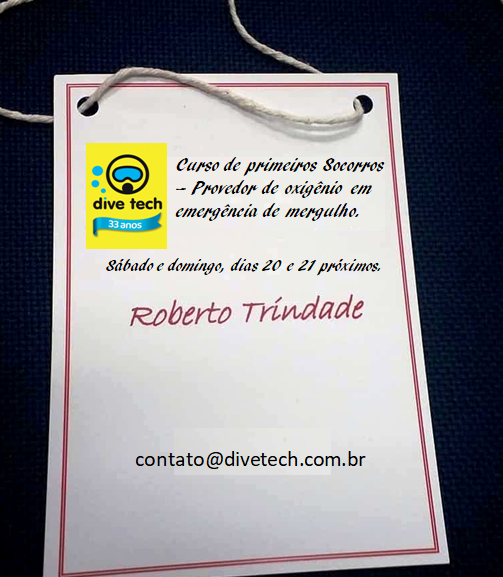 DiveTech3's tweet photo. Dias 20 e 21, teremos Curso de Primeiros Socorros. Nesta edição teremos também incluso o treinamento Provedor de Oxigênio em Emergências de Mergulho.  Por Roberto Trindade. Aulas o dia todo, de manhã e a tarde, no sábado e no domingo. https://t.co/TBMfWNI7SR https://t.co/1ee4GlSw7c