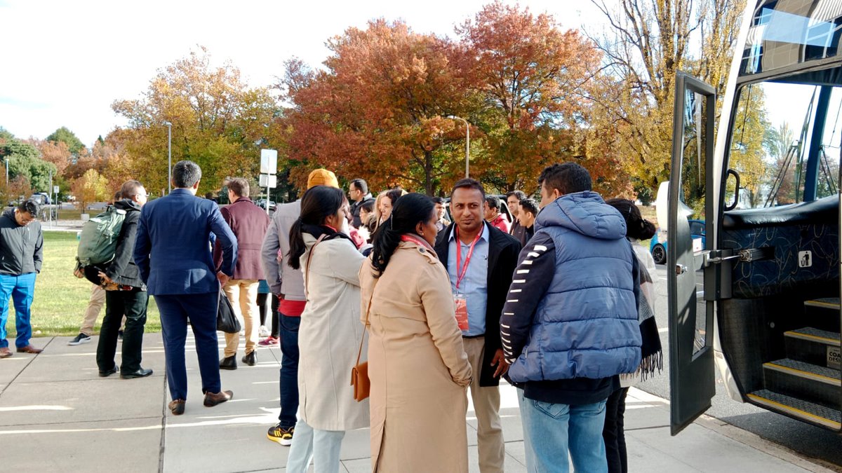 GriffithIDU's tweet photo. Participants of the @AustraliaAwards Integrating Climate Change Adaptation &amp; Disaster Risk Reduction Short Course have spent a week in Canberra attending presentations &amp; visiting sites.
#GriffithUni #dfat #ClimateChange #DisaterRiskReduction @Griffith_Uni https://t.co/cd4h3sw0Rw