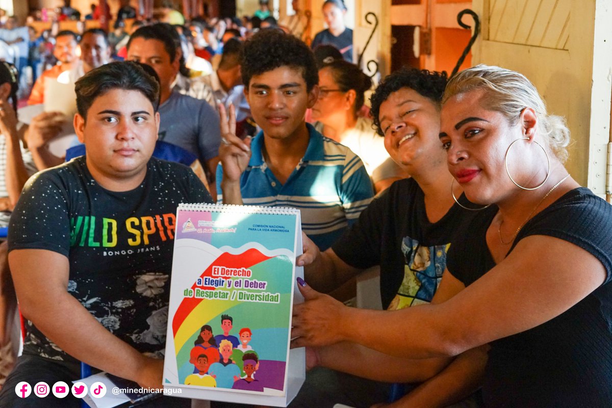 MendyArauzS's tweet photo. En ambiente festivo y cultural del municipio de Nagarote, avanzamos en la divulgación de los derechos y deberes que contiene la Cartilla: Diversidad, con mensajes de amor, respeto y solidaridad dirigido para todas y todos los nicaragüenses. https://t.co/bZINoGl0Go
