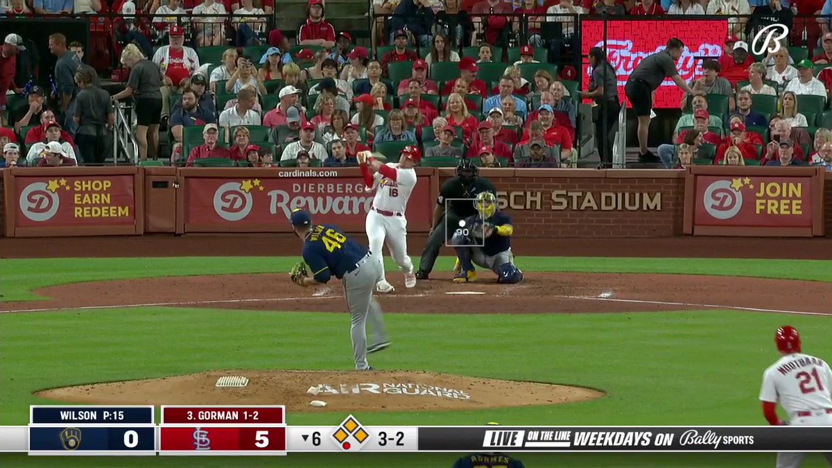 Bally Sports Midwest on Twitter "Stay hot, Nolan Gorman! 🔥🔥🔥 No. 16