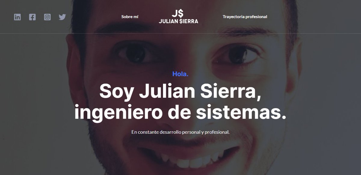 JulianSierraC's tweet photo. He lanzado mi sitio web personal https://t.co/g2Jzj1JU5h. Próximamente estaré publicando más contenido, los invito a conocerlo. https://t.co/HnzuFSo4xm