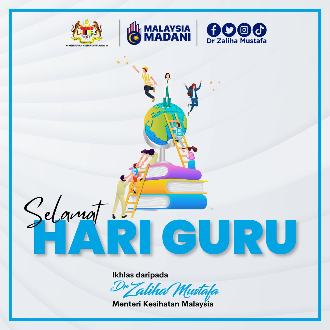 1/2

Saya mengambil kesempatan ini untuk mengucapkan Selamat Hari Guru buat kesemua warga pendidik.

Peranan seorang insan bernama guru terlalu berat dan sarat dengan amanah dalam mendidik anak bangsa. Merekalah yang bertanggungjawab memanusiakan manusia.