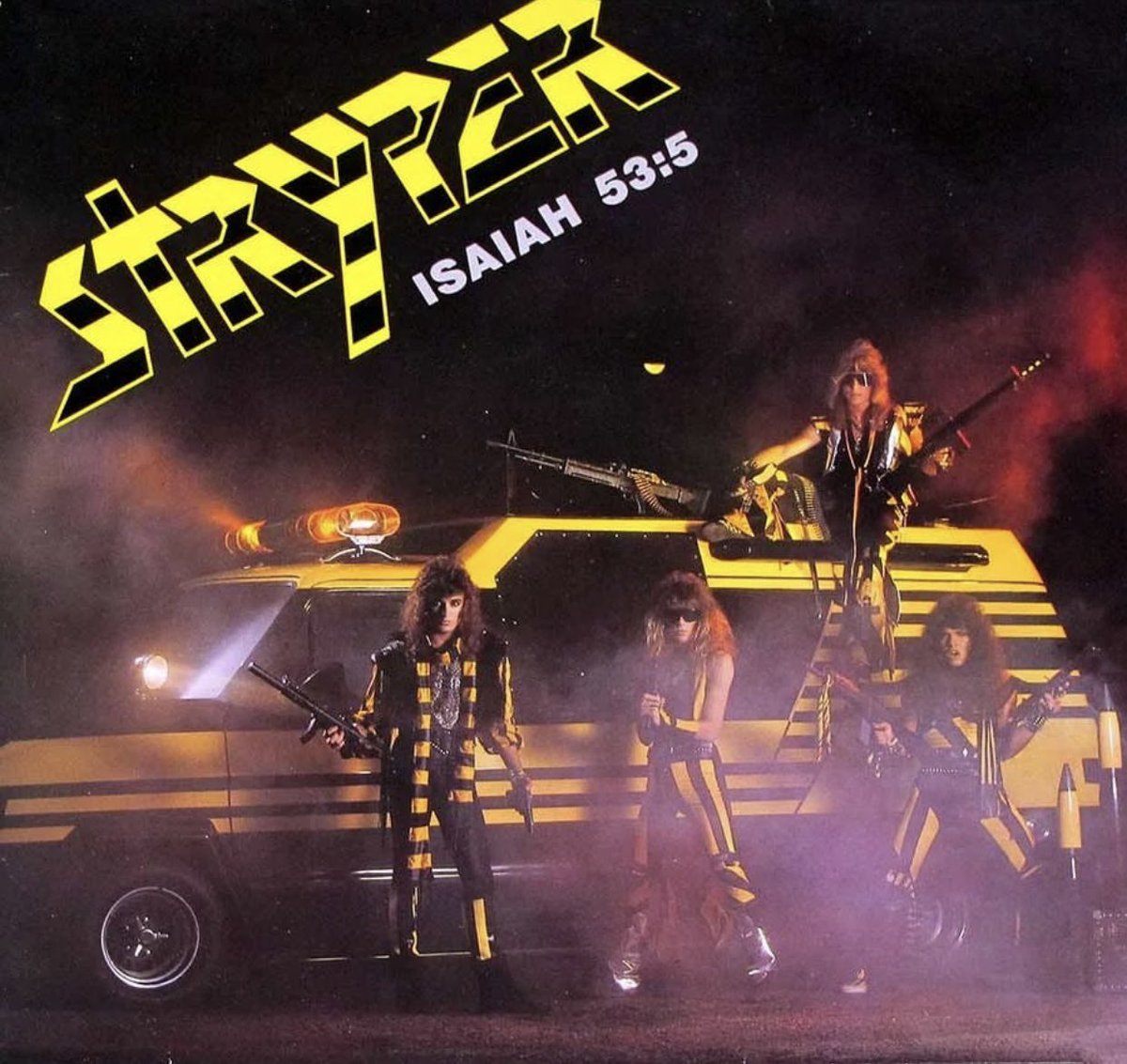 ChuckETate's tweet photo. This @Stryper classic dropped 38 years ago and is still going strong…and @michaelhsweet and company are still putting out killer music. Play it loud, my friends! 🤘🏼💛🖤
#stryper #soldiersundercommand https://t.co/N5QX4eN69O
