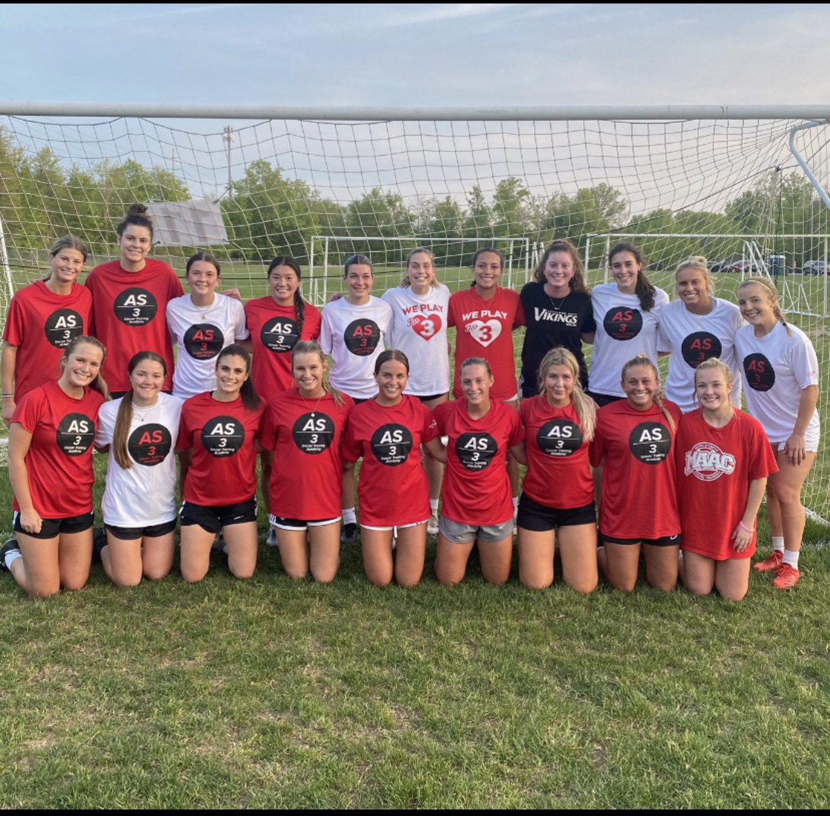 AS3soccer's tweet photo. First College Training session in the books! Great group tonight with a ton of experience on display. Still time to join our Summer College Program. Register via the link below.
https://t.co/V442cby2Pp
#weplayfor3 https://t.co/Hl65kClHYx