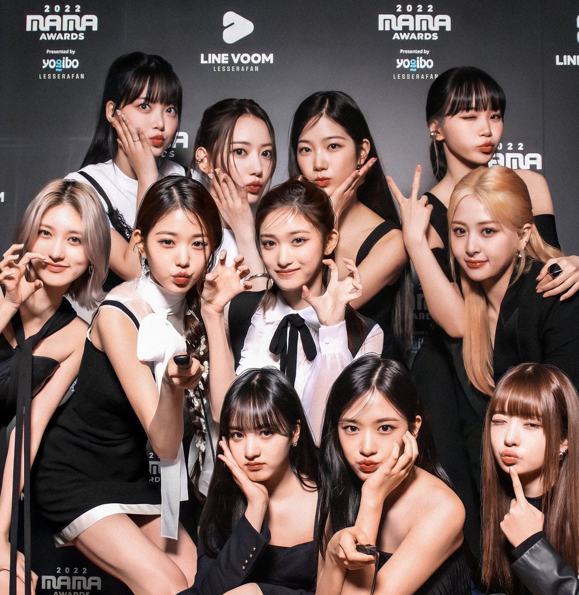 smileykotone's tweet photo. izone extended family 🥲 https://t.co/l6l35JC30B