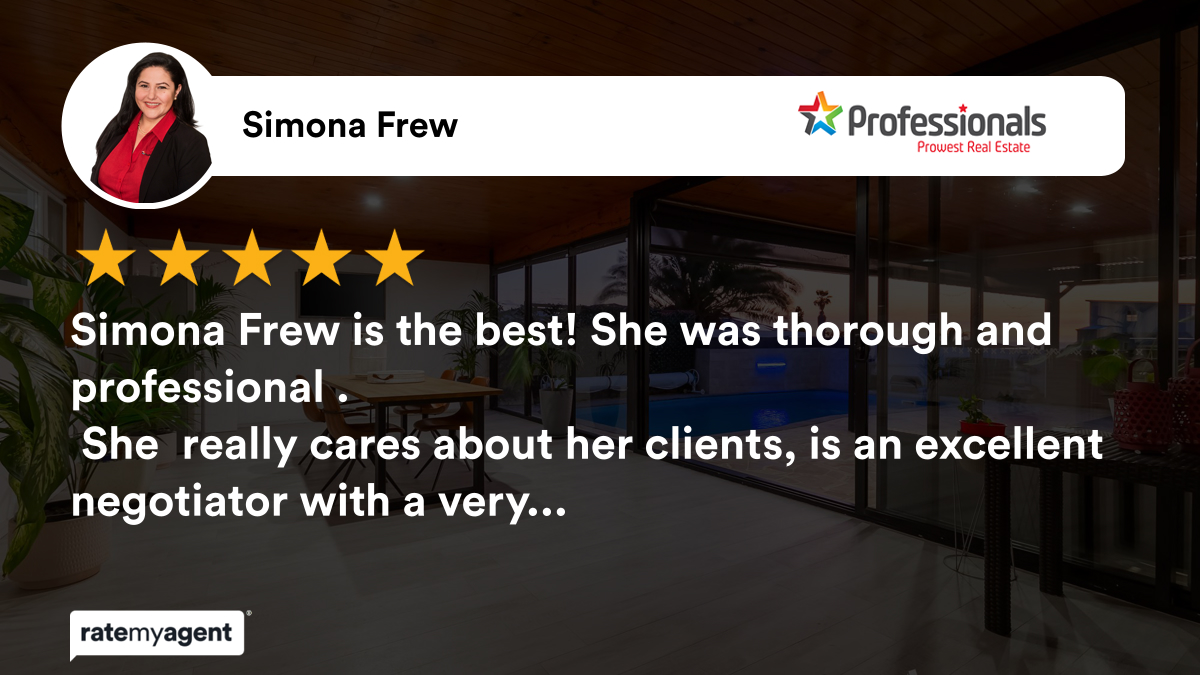 Prowest_RE's tweet image. Our agent’s latest RateMyAgent review in Ocean Reef

rma.reviews/dcSNZE367wvS

...
#ratemyagent #realestate #Professionals_Prowest_Real_Estate