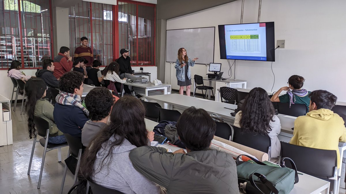 aocadenas's tweet photo. Hoy realizamos socialización de nuestro viaje académico por Alemania, para que más estudiantes de @GeocienciasUnal se postulen a la beca del @DAAD_Germany @DAADColombia.
De nuevo gracias @GFZ_Potsdam, @TUBergakademie, @UniBonn y @geoGoettingen por habernos recibido! https://t.co/MbMfx9Fc5Z