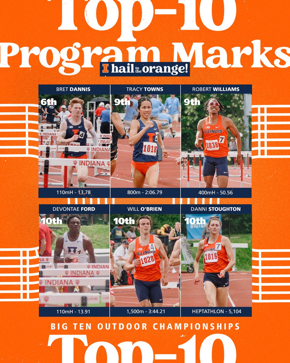 10 more top-10's 🔶🔷

#Illini I #HTTO