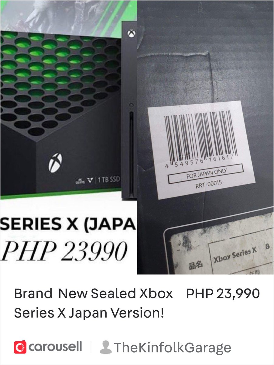 The Kinfolk Garage on Twitter "Check out 'Brand New Sealed Xbox Series