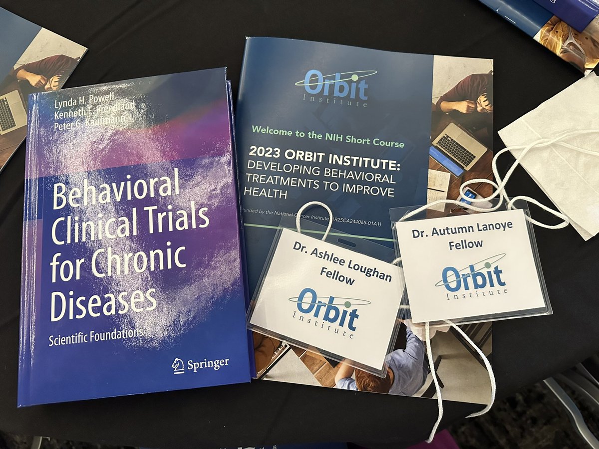 2023 NIH ORBIT Institute! Ensuring that we as a lab are developing the best behavioral treatments to improve neuro-oncological health and psych outcomes! Honored to have been selected as the inaugural class of fellows @VCUMassey #btsm @NeuroOnc #QoLmatters @NIH @FloridaState