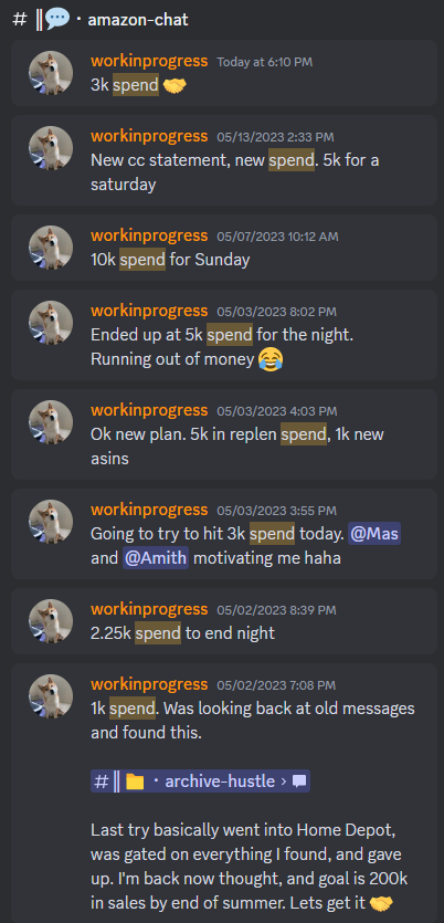 ArbitrageOps's tweet photo. This is what consistency looks like  📈

$1k average spend days ⏩ $5k/10k spend days

You absolutely love to see growth like this @checkthatorder https://t.co/KkRimBKzbV