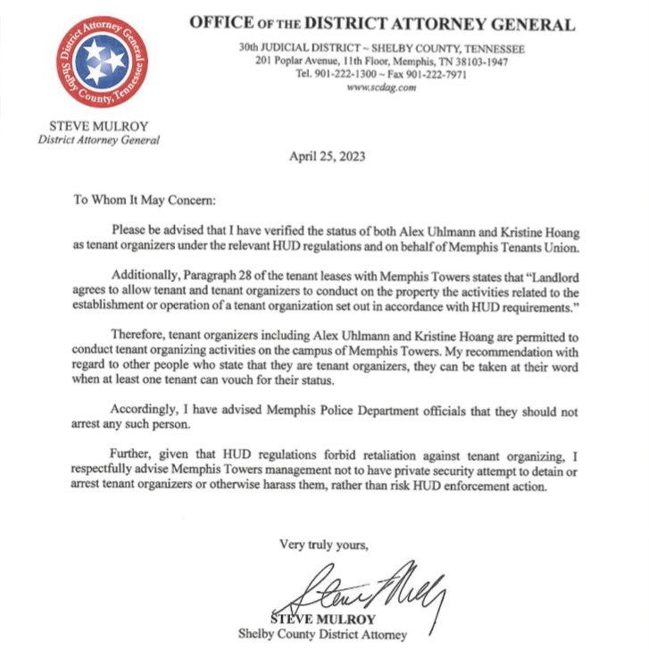 Memphis Tenants Union tweet media