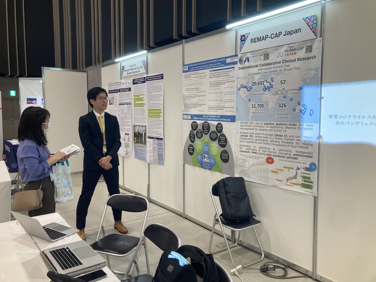 REMAP-CAP日本事務局 (@remapcap) on Twitter photo G7 Health Ministers' meeting was held in Nagasaki from May 13th to 14th.  A poster presentation was made at the exhibition hall by Japan RMC members of REMAP-CAP. They discussed various outputs and future directions of REMAP-CAP with several ministers of health. G7 Health Ministers' meeting was held in Nagasaki from May 13th to 14th.  A poster presentation was made at the exhibition hall by Japan RMC members of REMAP-CAP. They discussed various outputs and future directions of REMAP-CAP with several ministers of health.