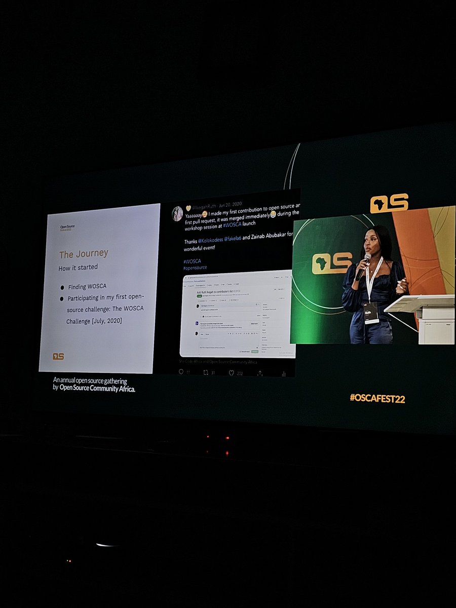 Samson_Goddy's tweet image. Almost 3am watching @IkegahRuth #oscafest22 keynote... 

It is amazing seeing what happened in 2022.