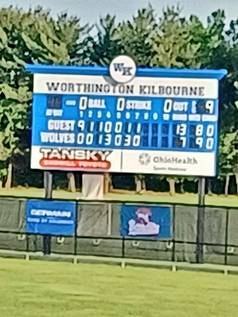 Completed season.
🐦13 WP: Schmidt
🐺 7 LP: <a href="/gavin22scott/">Gavin Scott</a> (3-2)

Over .500 record, 14-13 (OCC 5-9)
RF 151, RA 150
Shut out games: For 3, Against 0
4 Complete Game wins by 3 players

See everyone at the WAG (Wolves Awards Game) on 5/25! Good luck Cards.

P2BA🐺