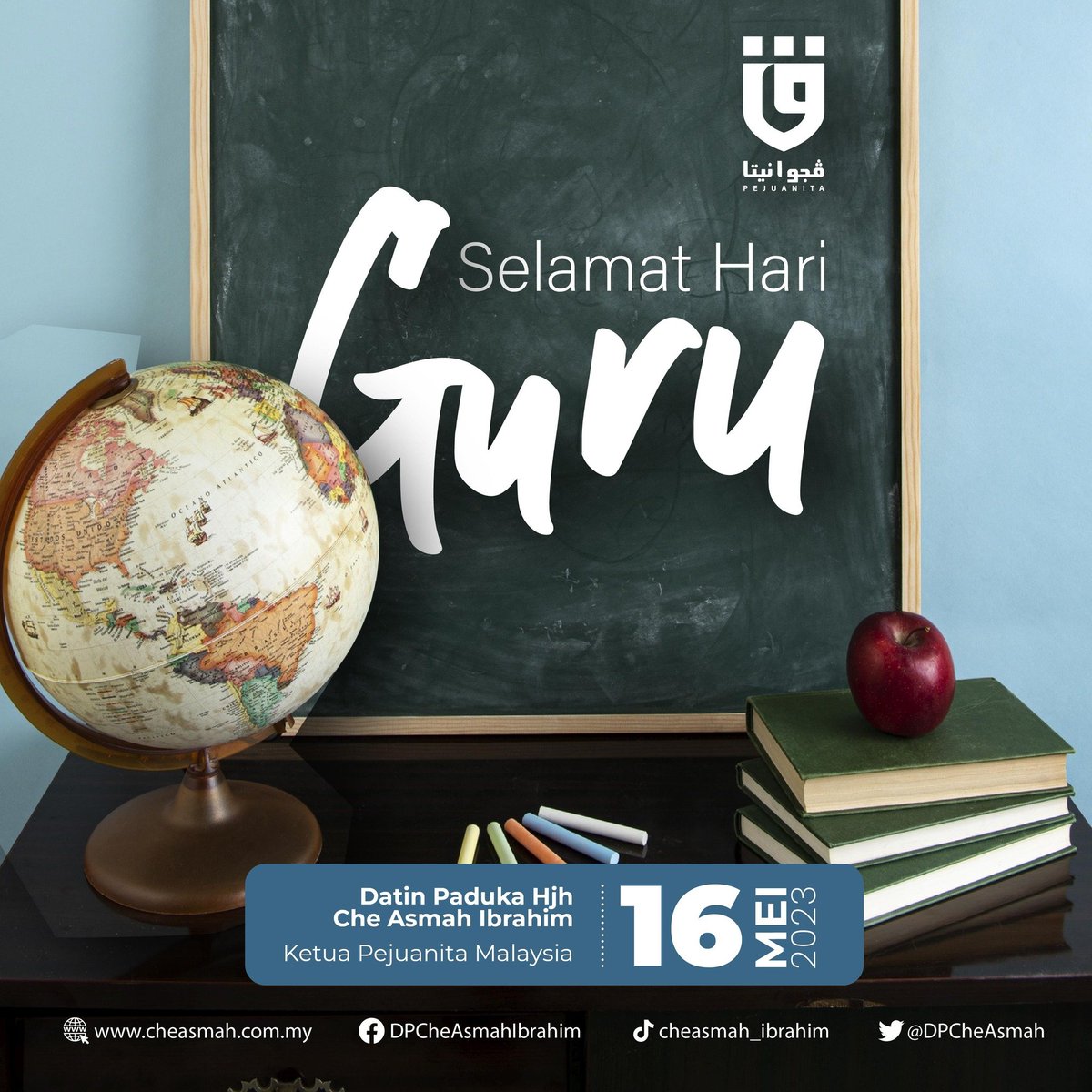 Jasa guru tiada tukaran, kejayaan kita yang mereka harapkan, Selamat Hari Guru buat semua guru di Malaysia