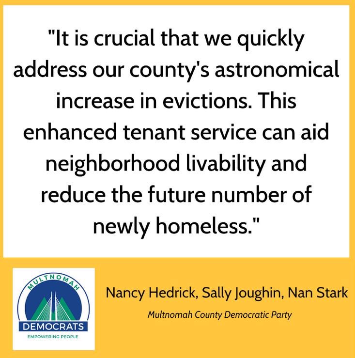 Measure 26-238, Eviction Representation for All, is proudly endorsed by more than 70 local housing, labor, faith, legal, and community-based organizations. 

✅See who is voting YES on Measure 26-238 and what they are saying about @ERAtenants here! eratenants.org/coalition-endo…