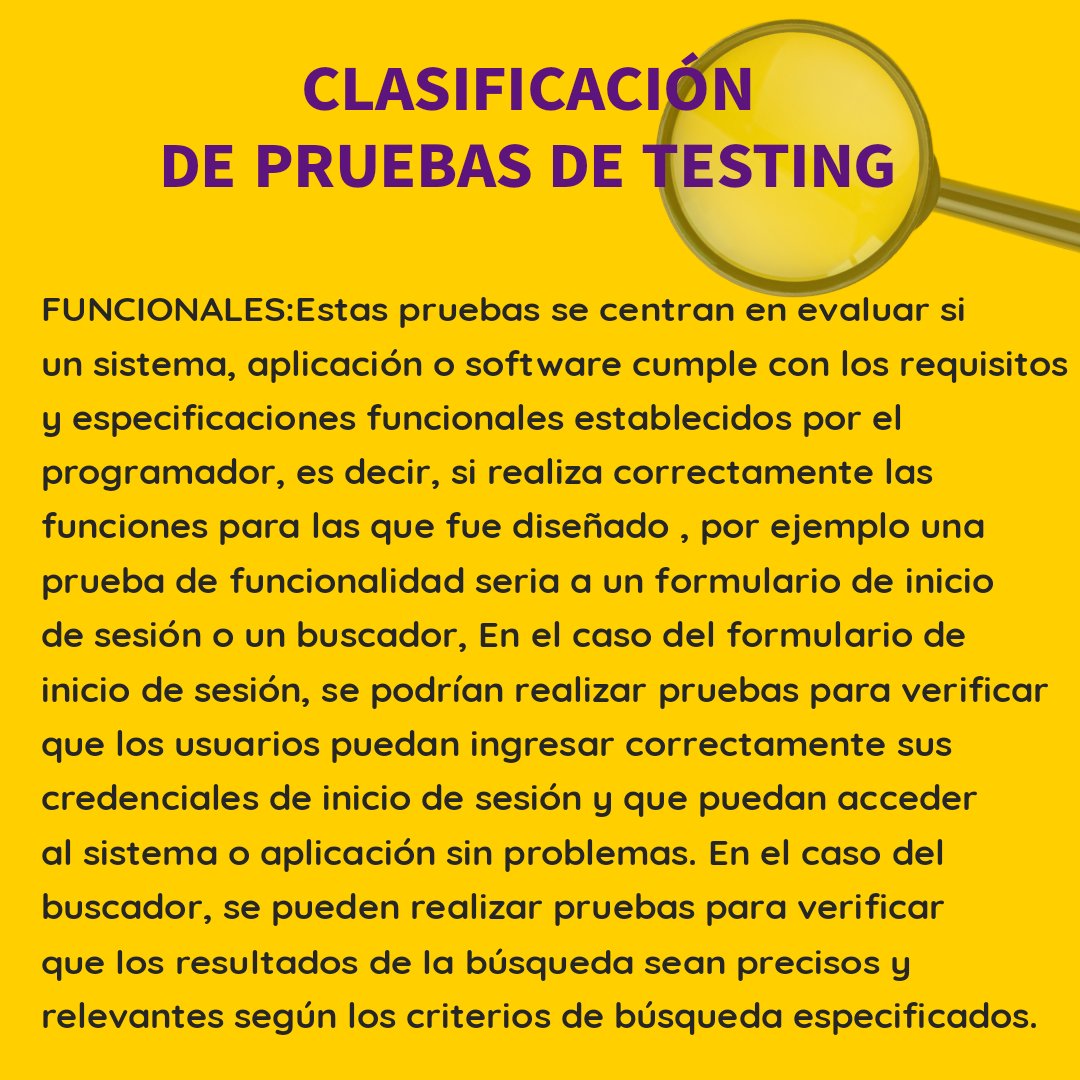 mfrancesconi91's tweet photo. descripción de pruebas funcionales https://t.co/JFmoca5kee