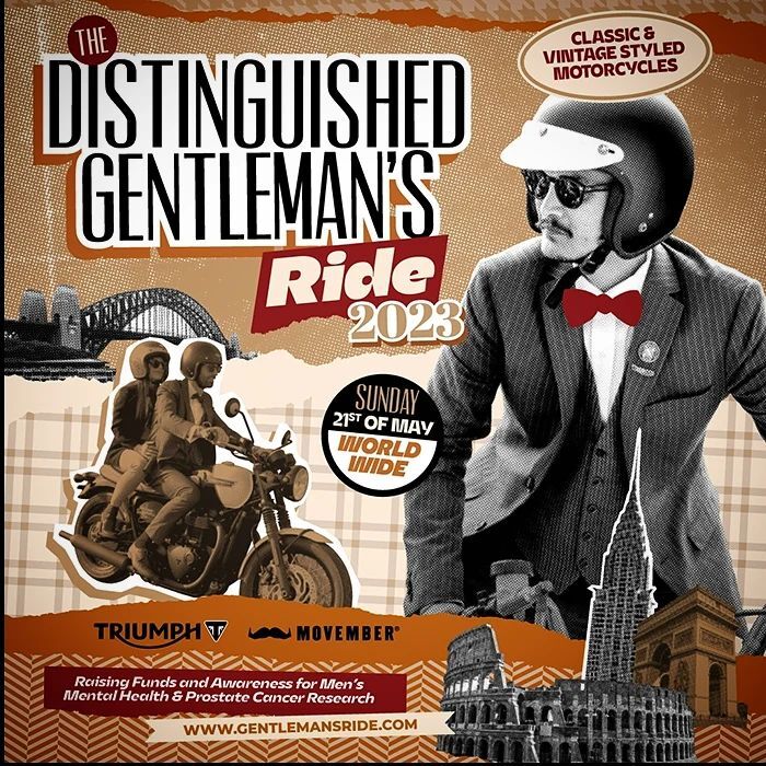 ESTE PROXIMO DOMINGO CONDUCIREMOS CON NUESTRA PINTA MAS ELEGANTE POR UNA CAUSA

The Distinguished Gentleman's Ride reúne a motociclistas de estilo clásico y vintage de todo el mundo para recaudar fondos y concientizar sobre la investigación del cáncer de… instagr.am/p/CsSTzG6ONZO/