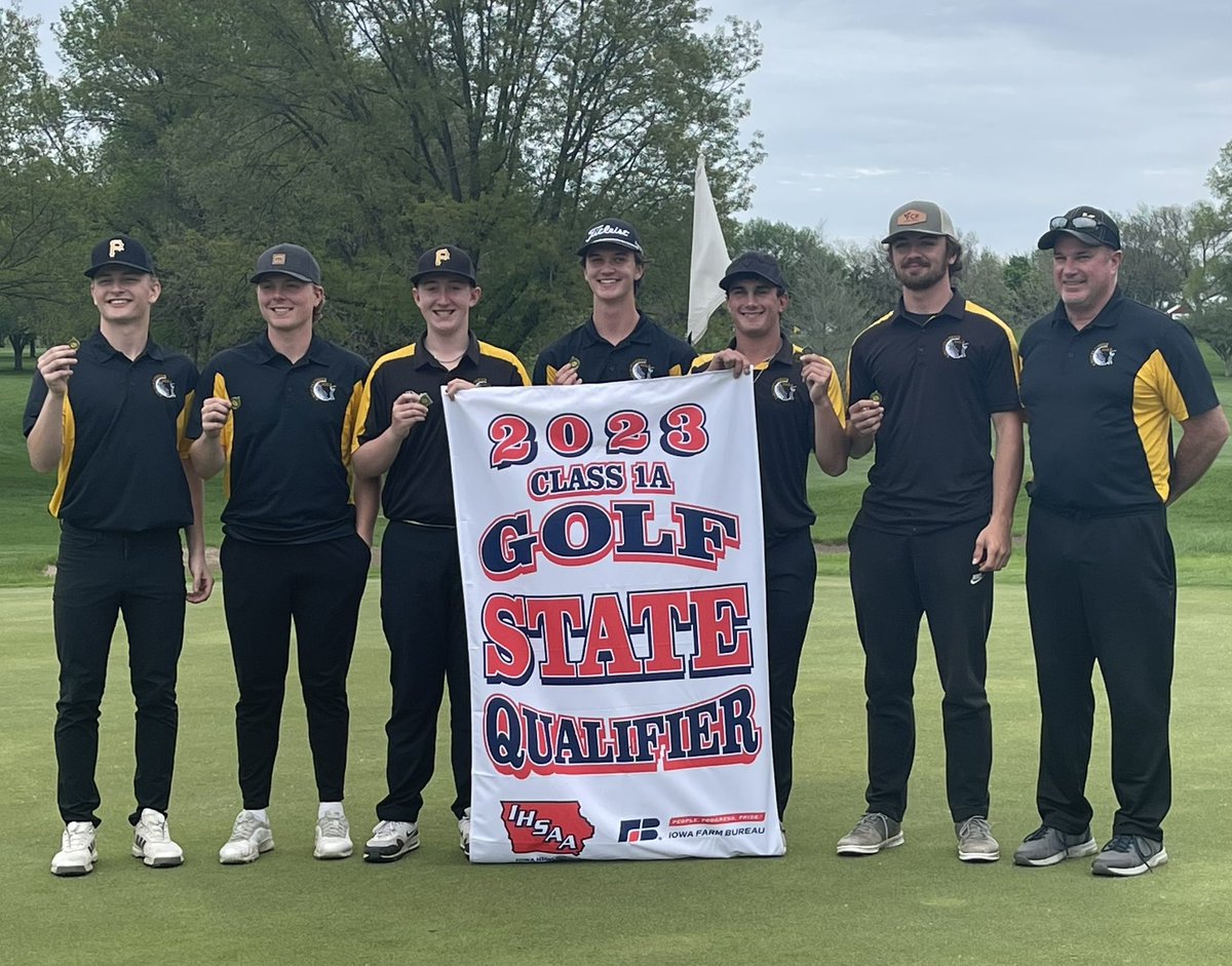 KP BOYS GOLF TEAM ARE DISTRICT CHAMPIONS! ON TO STATE! KP 324, Gehlen 340, RSM 343. Emerson Pratt took care of business for KP with a 2nd place finish. Congratulations Panthers!!
#kpstrong