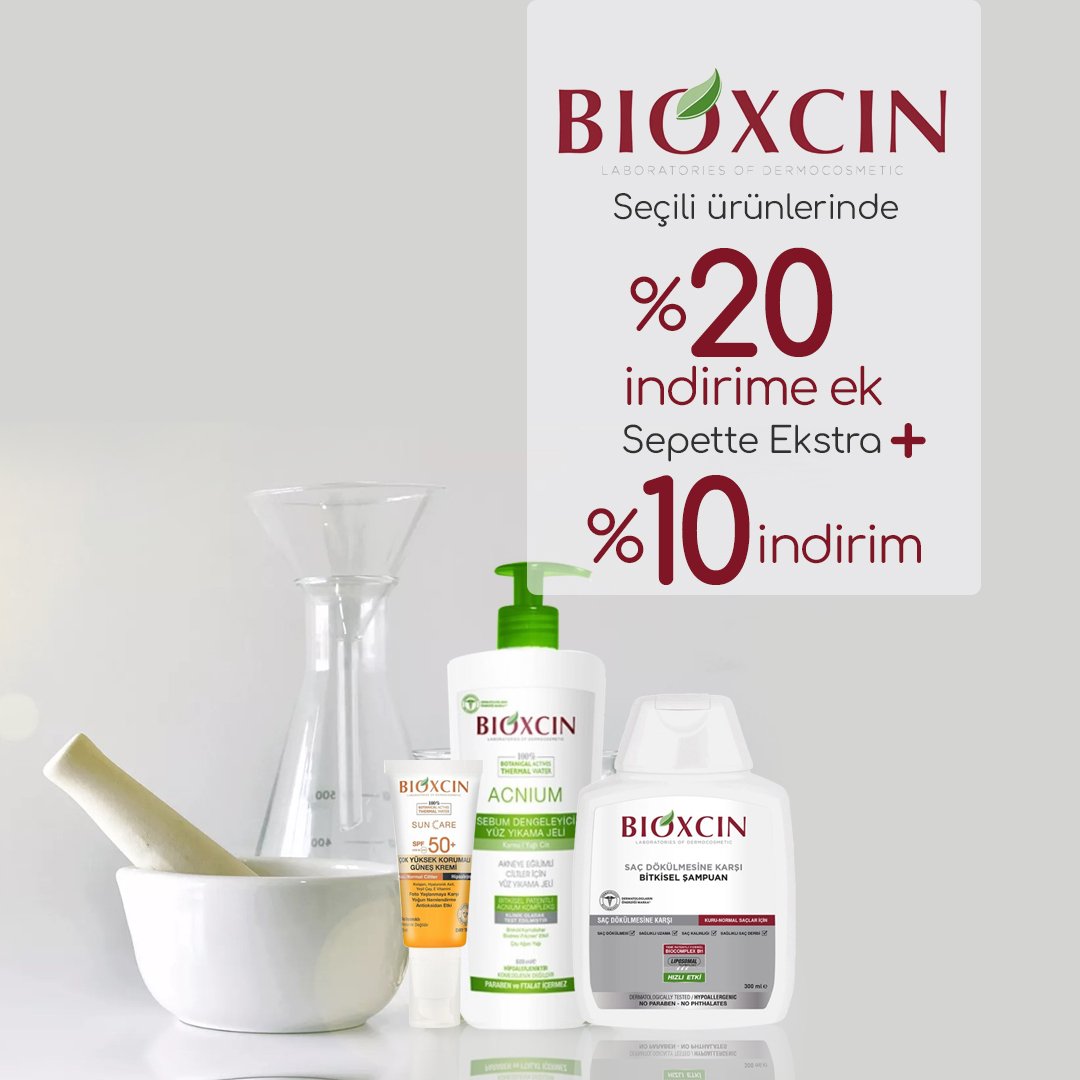 Bioxcin seçili ürünlerde %20 indirime ek sepette ekstra %10 indirim! Bu fırsatı kaçırma!🤩🤩

dermoeczanem.com/bioxcin?utm_so…

#Bioxcin #indirim #Dermoeczanem