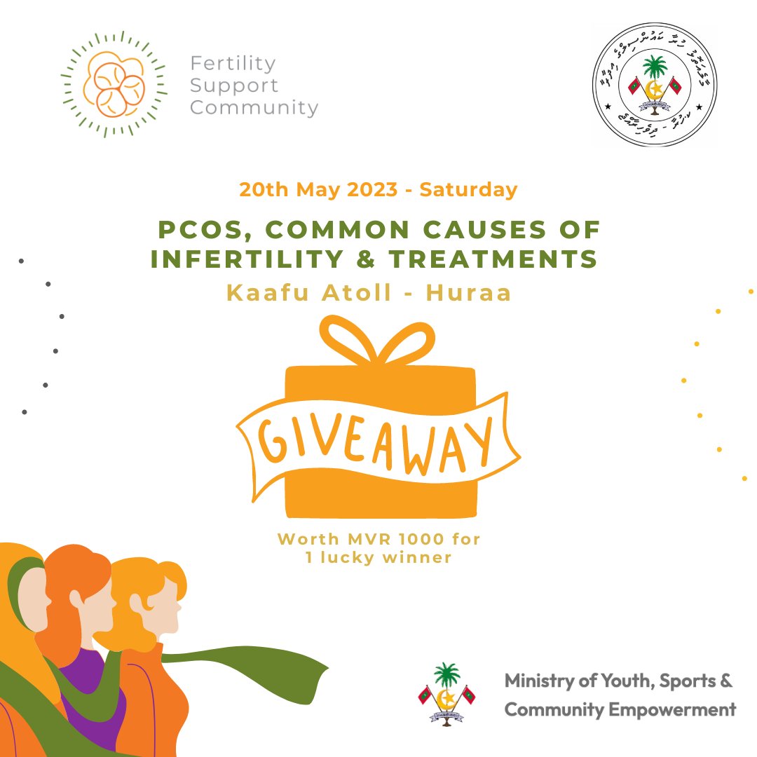 We will be in #Huraa this weekend as part of our #Kaafu Atoll Advocacy Programme. @MoYSCEmv 
#fertilityawareness #infertility #commoncauses #pcos #malefactorinfertility #maldives #kaafuatoll #fertilitysupportcommunity #ngo #advocacy #ivffundmaldives #huraacouncil