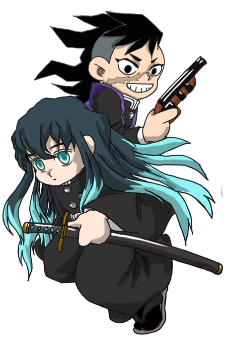 途中だったきめつ描きました い〜〜〜ね〜〜〜い〜〜〜ね〜〜〜