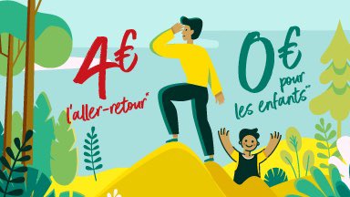 Le #PassEscapades est en vente !
C'est le tarif idéal pour les virées d'été en <a href="/TERNouvelleAQ/">SNCF Voyageurs TER NOUVELLE-AQUITAINE</a> 🌞🚊

➡️GRATUIT pour les enfants de -12 ans (jusqu'à 3 enfants accompagnant un adulte payant)
➡️Pass aller-retour dès 4€
➡️2 formules : 1 ou 2 jours

+ d'info urlz.fr/lSpJ