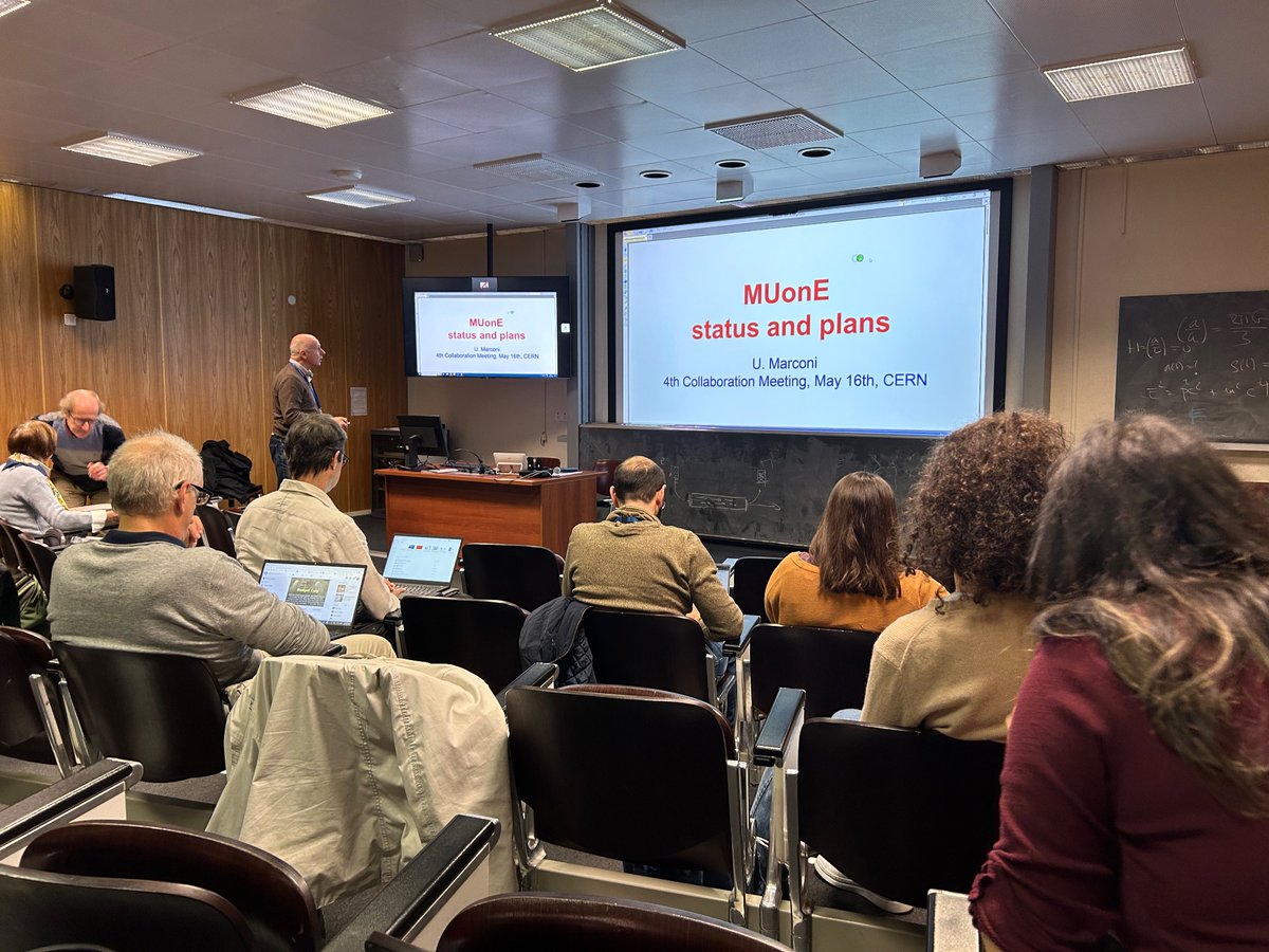 MKMontheLattice's tweet photo. Great to be back @CERN for the 4th #MUonE General Collaboration Meeting with friends from @INFN_ @imperialcollege @LivUni @UVA @NorthwesternU and more https://t.co/EnaiNJIwSl