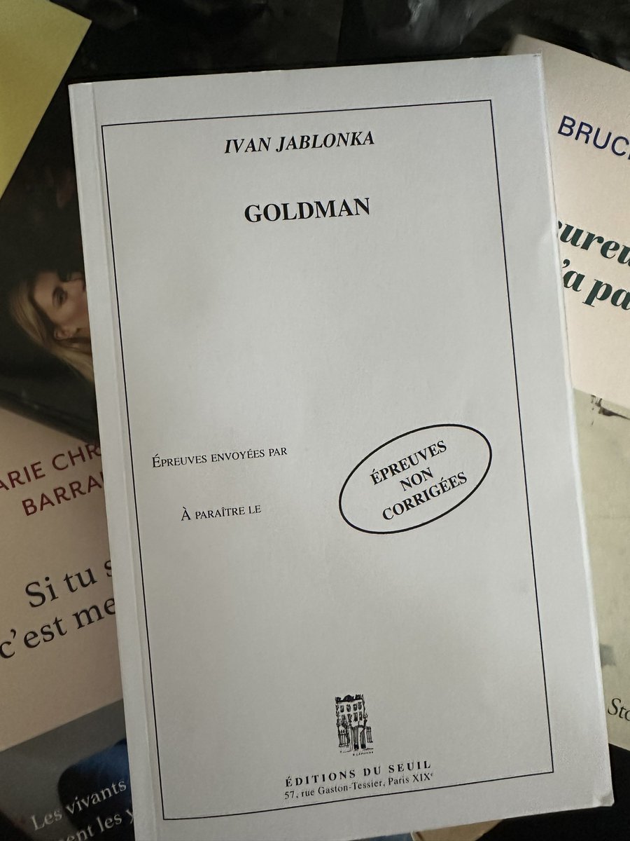 Rien de plus beau que la chanson populaire. Et rien de plus beau que le livre de Jablonka, l’auteur de Laetitia ! Juste, touchant et profond. Vivement la rentrée de septembre.  <a href="/EditionsduSeuil/">Éditions du Seuil</a> #goldman #jablonka #seuil #success #laetitia #books #BookBoost #livres