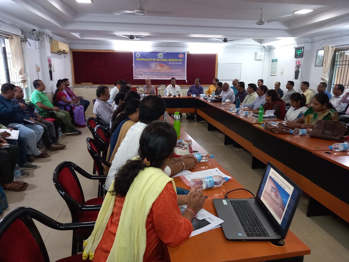 AngulDmo's tweet photo. National Dengue Day observance on 16th May 2023 at DHH,CHC,HWC,VHND, GKS level with awareness and cleaness drive on Dengue
#dm_angul #nhmodisha #dengueday https://t.co/hptYQsxaUF