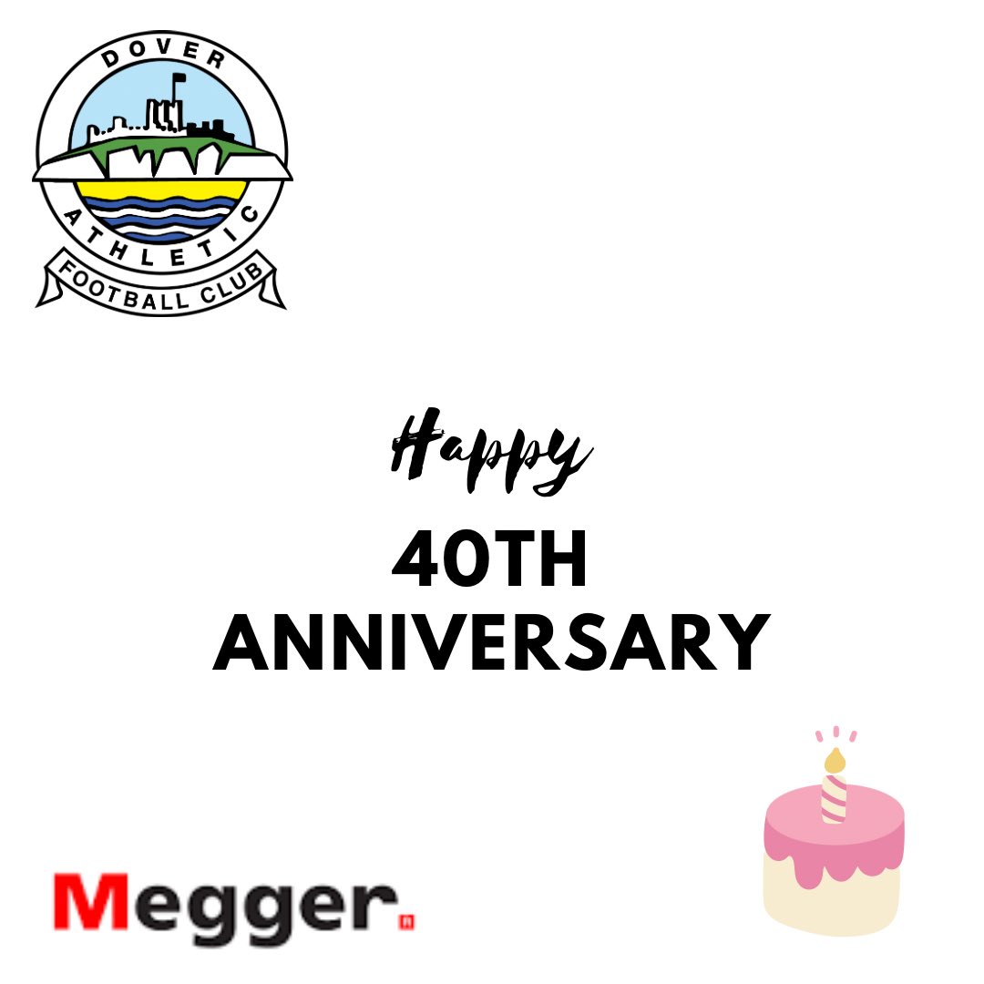 Celebrating turning 40 with our new kit for the coming season. 🎂doverathletic.com/news/the-big-4…