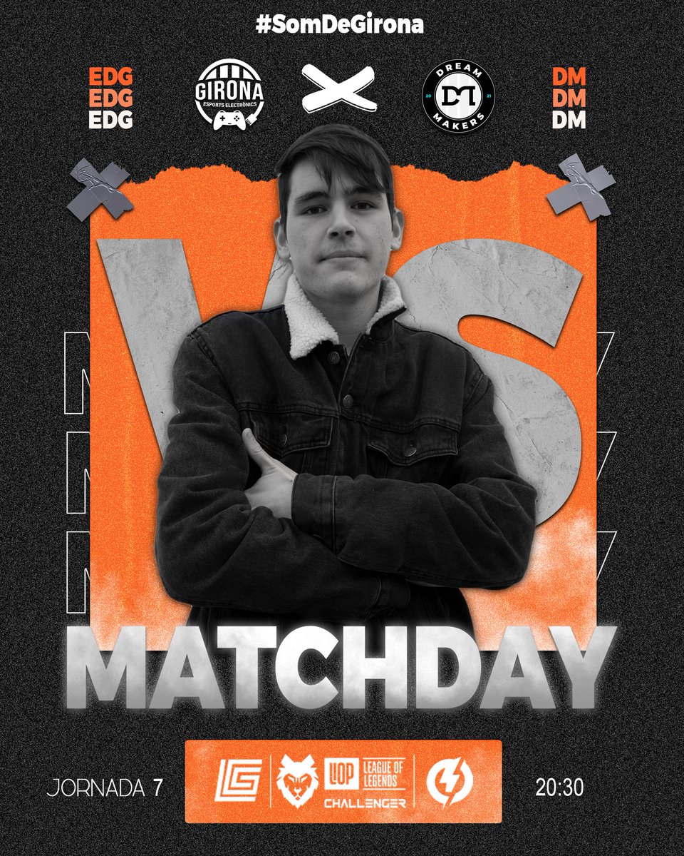 📣𝗗𝗜𝗔 𝗗𝗘 𝗣𝗔𝗥𝗧𝗜𝗧📣

No... No. NO. 𝗡𝗢𝗢𝗢!!
Encara tinc malsons del Split passat.
Aconseguirem sobreposar-nos i vencer les nostres pors?

<a href="/DreamMakersClub/">Dream Makers eSports</a> VS <a href="/EDG_Girona/">Esports Electrònics de Girona</a>

#SomDeGirona!!

#EDG #esportselectrònics #català #gironagaming #victoriagirona #girona #gseLlOPcat