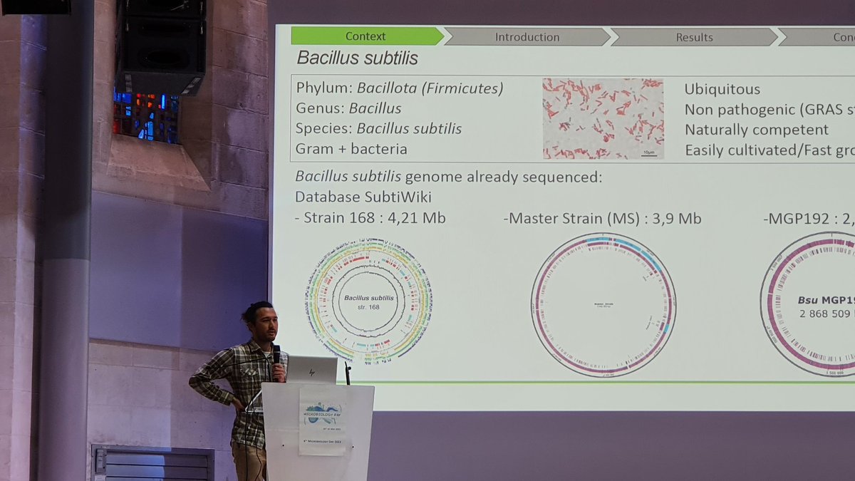Mollicutes-Lab (@mollicutes_lab) on Twitter photo Starting the Microbiology Day <a href="/univbordeaux/">Université de Bordeaux</a> with a presentation by our own Julien Barret - Cloning of B. subtilis genome in yeast Starting the Microbiology Day <a href="/univbordeaux/">Université de Bordeaux</a> with a presentation by our own Julien Barret - Cloning of B. subtilis genome in yeast