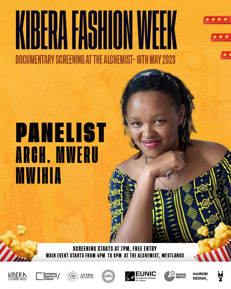 Kiberafashionwk's tweet photo. Come experience Kibera Fashion Week screening at the @AlchemistBar254 as we also have conversations with the brightest mind in the fashion industry.

#kiberafashionweek #kfw https://t.co/t4YLxXL7bE