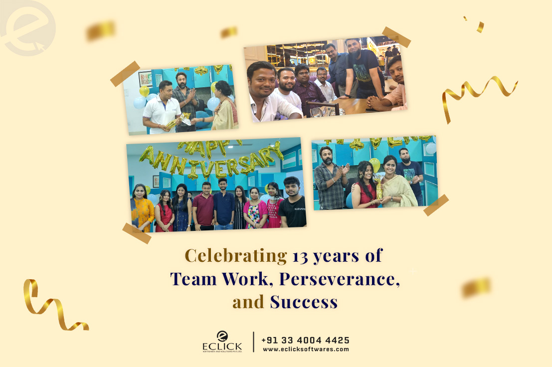 eclicksoftware's tweet image. Team Eclick stepped out to celebrate 13 glorious years of completion.
#eclick #eclickteam  #Foundationday  #celebration #13thMay