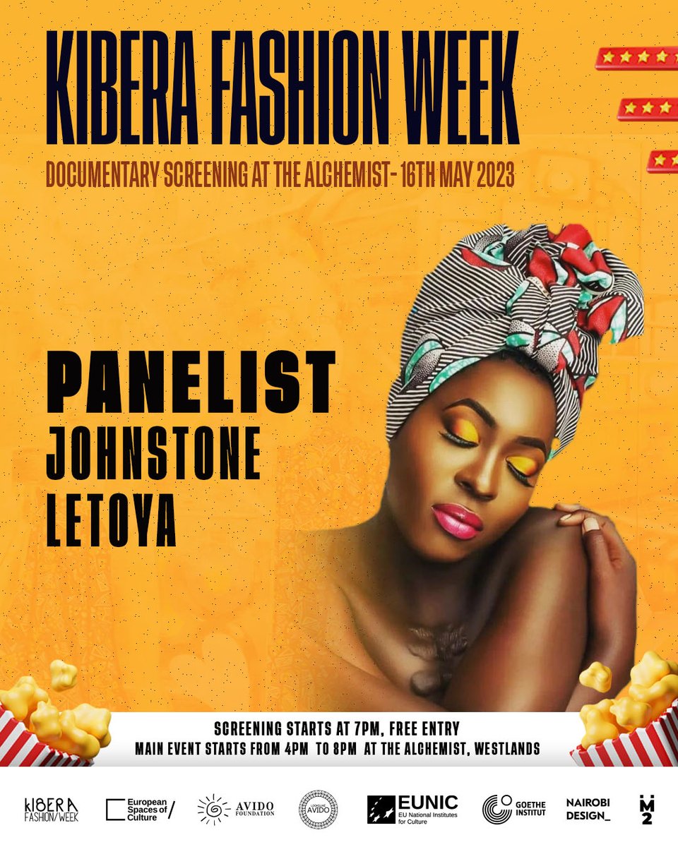 Kiberafashionwk's tweet photo. Come experience Kibera Fashion Week screening at the @AlchemistBar254 as we also have conversations with the brightest mind in the fashion industry.

#kiberafashionweek #kfw https://t.co/t4YLxXL7bE