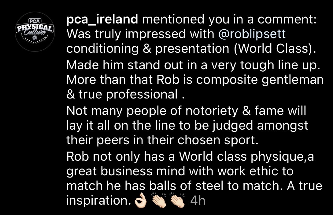 Delighted with this feedback from the organisers of last weekends show ❤️🙏🏼
