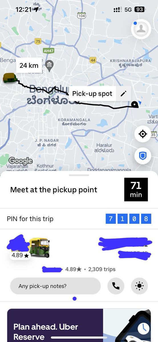 anushankjain's tweet photo. Huge respect for him if he actually shows up. #peakbengaluru https://t.co/6rQt1TswPU