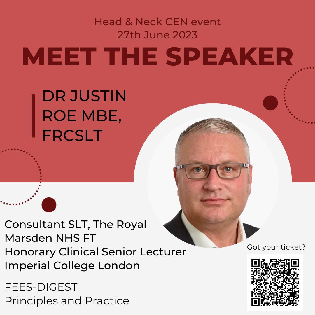 Head & Neck CEN (@headneckcen) on Twitter photo 💫H&N Study Day💫
Meet the speakers:
<a href="/justinroe/">Dr Justin Roe</a> - will be taking us through the why’s and wherefore’s of FEES-DIGEST 🧐
Don’t miss out!! Scan the QR code to book your place or click on the link eventbrite.com/e/updates-in-s…
👇👇👇 💫H&N Study Day💫
Meet the speakers:
<a href="/justinroe/">Dr Justin Roe</a> - will be taking us through the why’s and wherefore’s of FEES-DIGEST 🧐
Don’t miss out!! Scan the QR code to book your place or click on the link eventbrite.com/e/updates-in-s…
👇👇👇