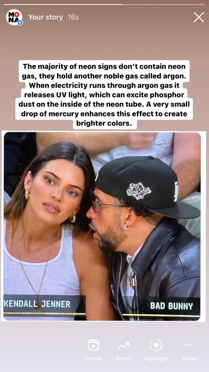 Had to get in on the fun, especially because Kendall has a neon Tracey Emin in her collection last we heard!