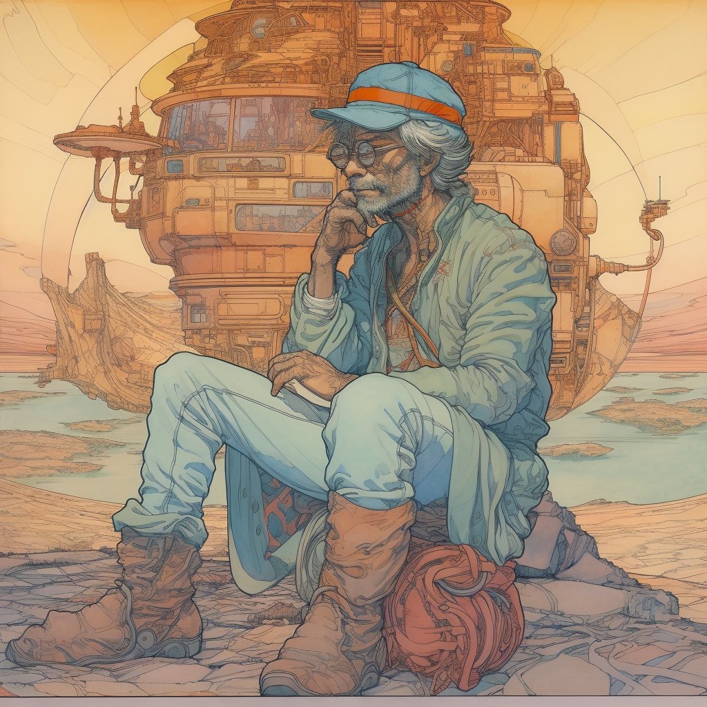 Artiste et collection découvert par hasard (merci #WeAreTheMasks)
Une très belle collection hommage à Moebius 👌💚

Ci-dessous, les 2 œuvres que je vient de me prendre